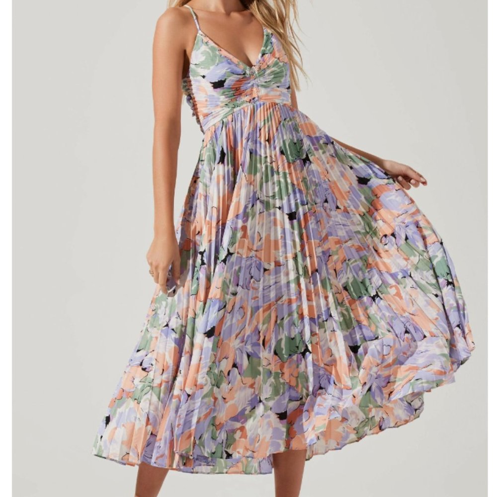 Astr the Label BLYTHE FLORAL MIDI DRESS
